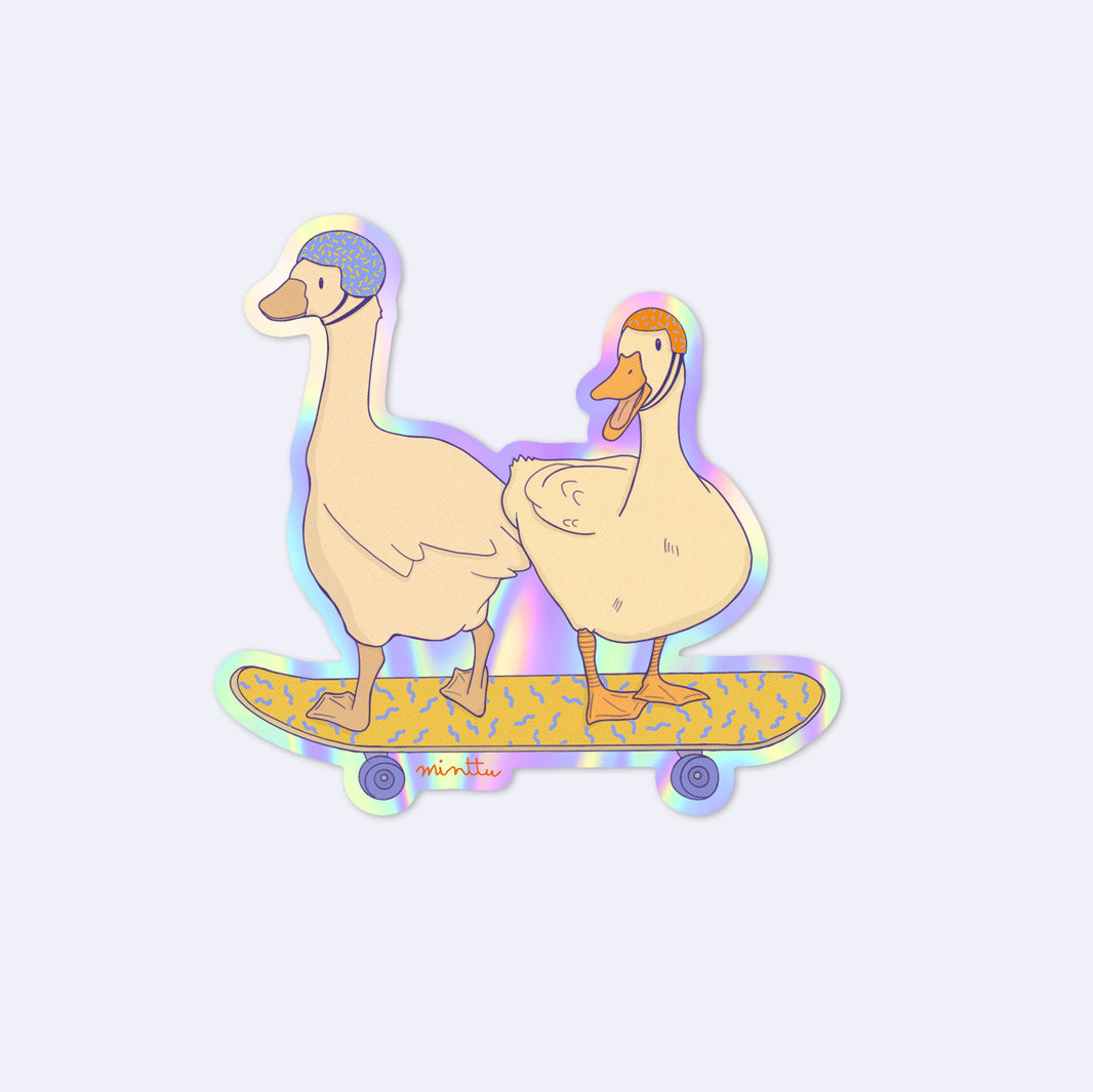 Sticker "skating around"