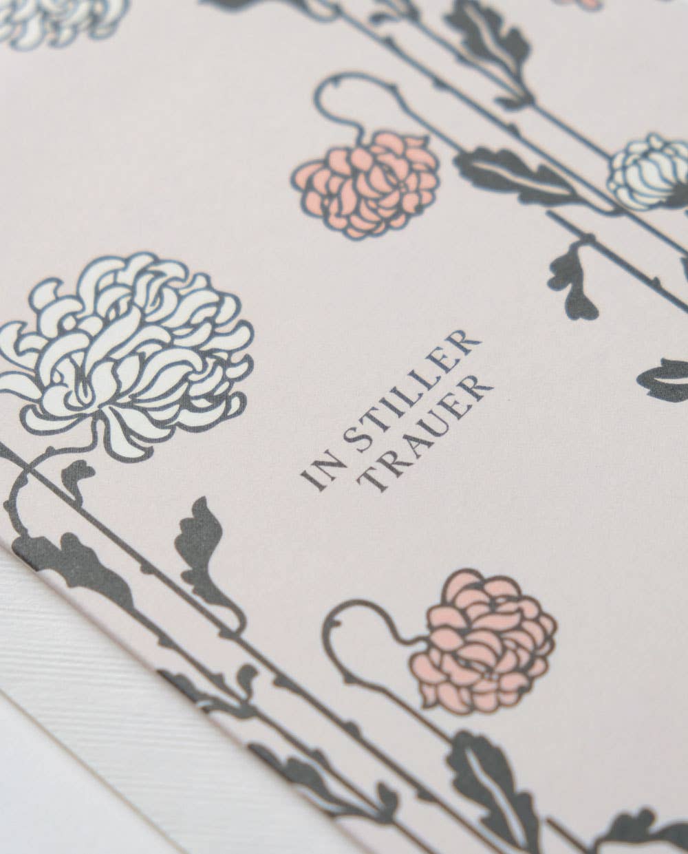 Trauerkarte: Chrysanthemum