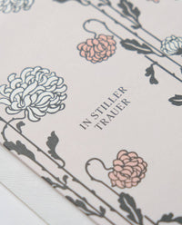 Trauerkarte: Chrysanthemum