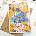 Happy Birthday Floral Card