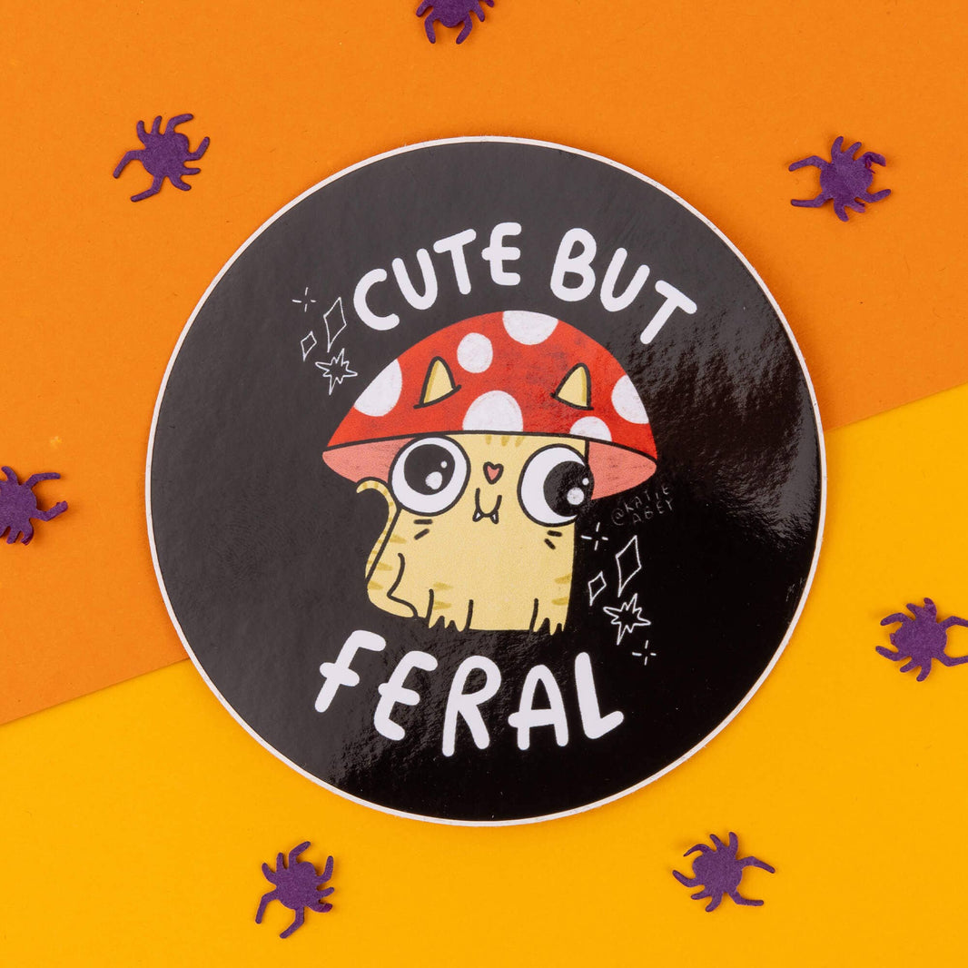Sticker: Cute But Feral