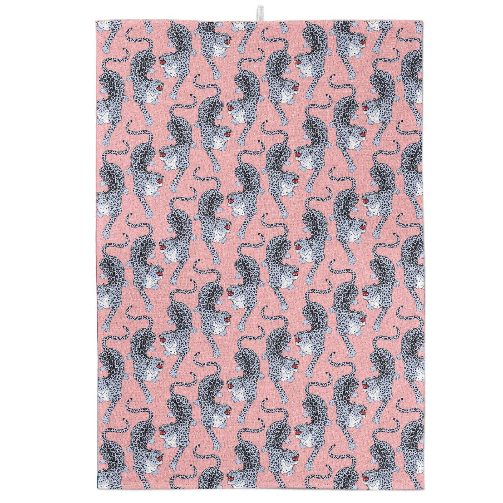 Prowling Leopard Print Tea Towel | 100% Cotton Dish Towel