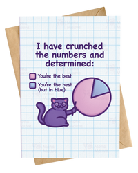 I Have Crunched the Numbers | Cute & Nerdy Card