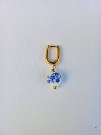 Ceramic Earrings: Flat and Round