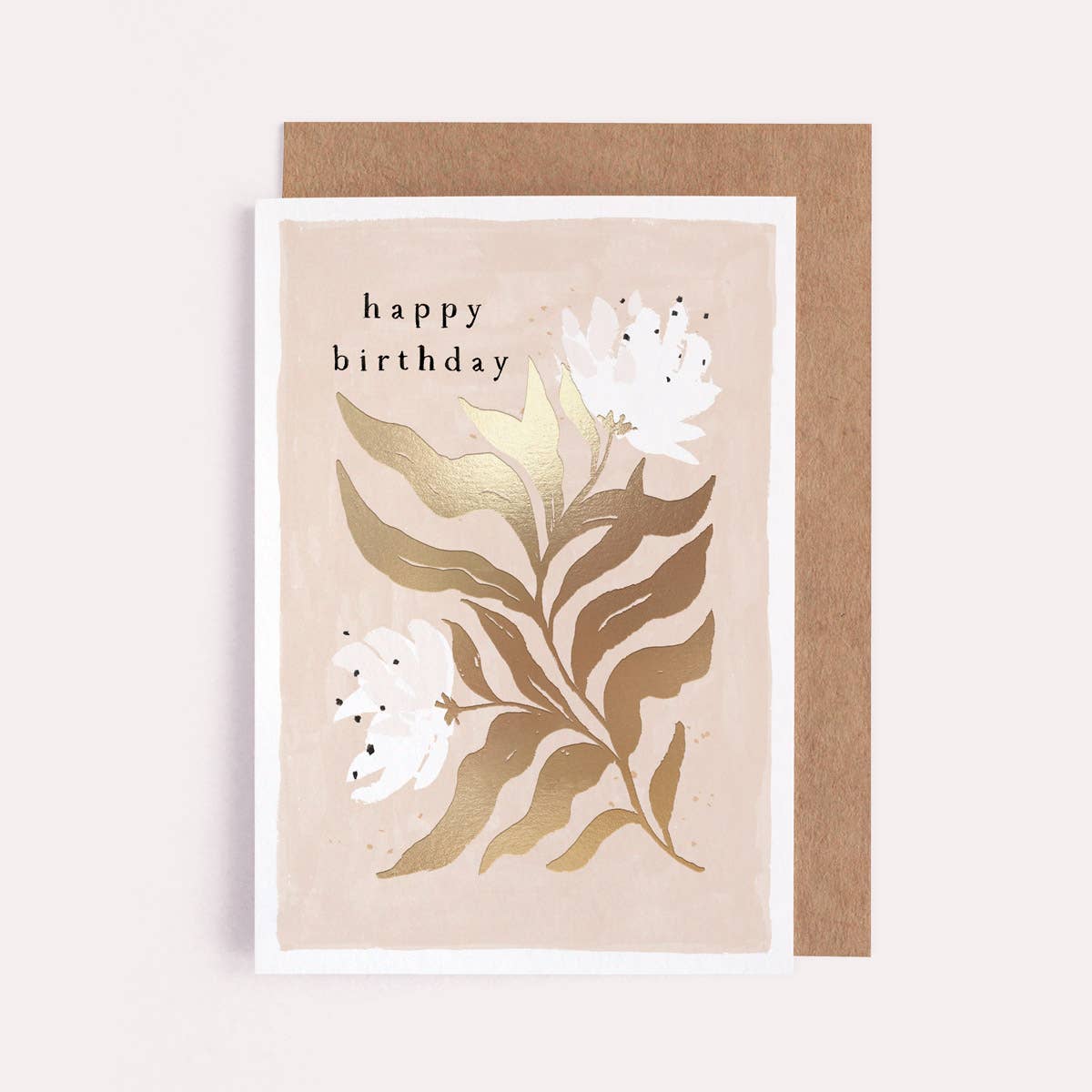 Card Serene Floral Birthday