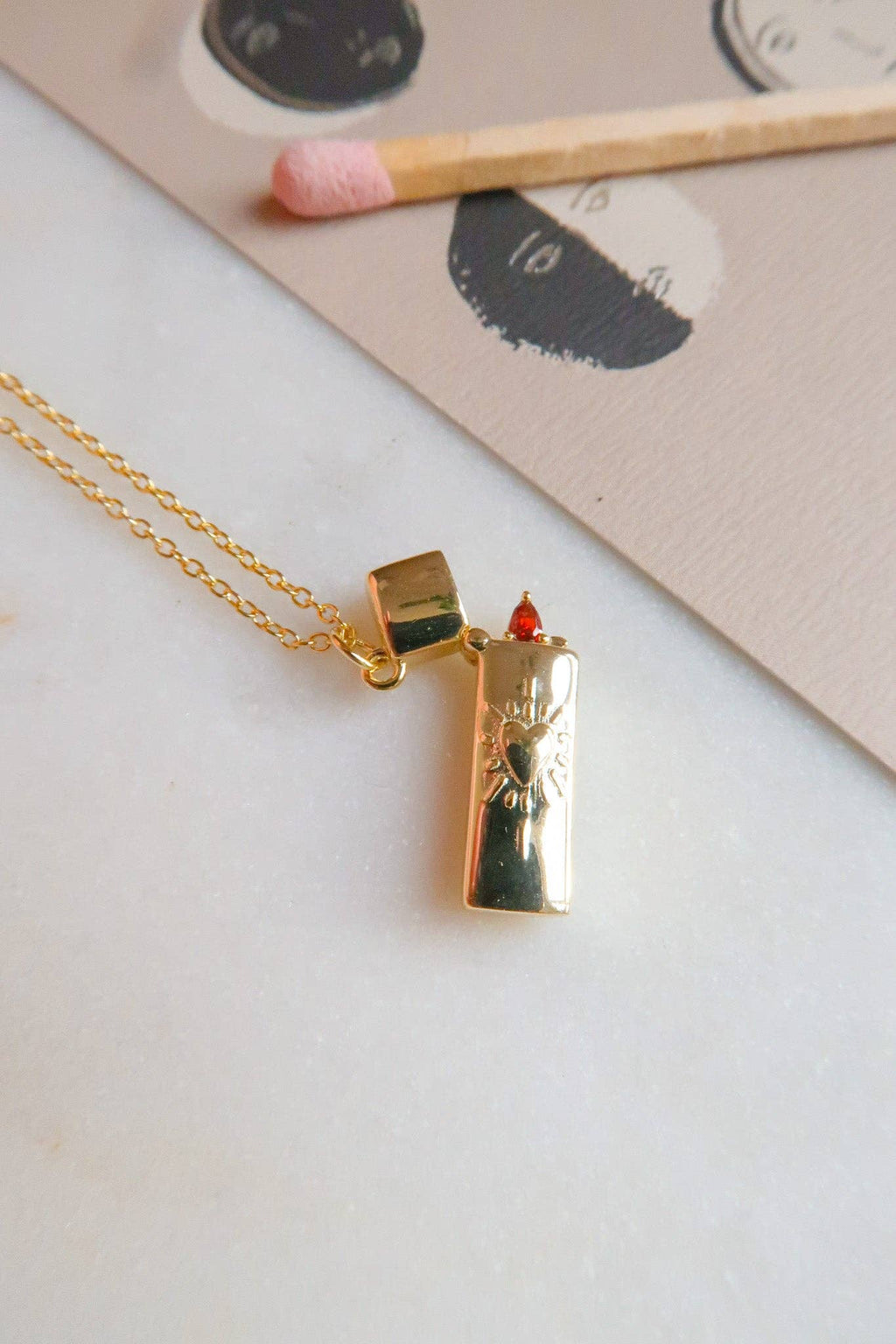 Fireheart Lighter Necklace
