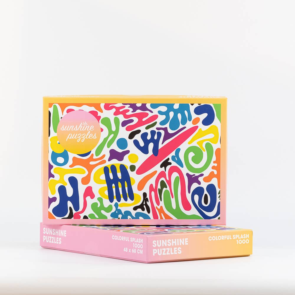 COLORFUL SPLASH, 1000 piece puzzle