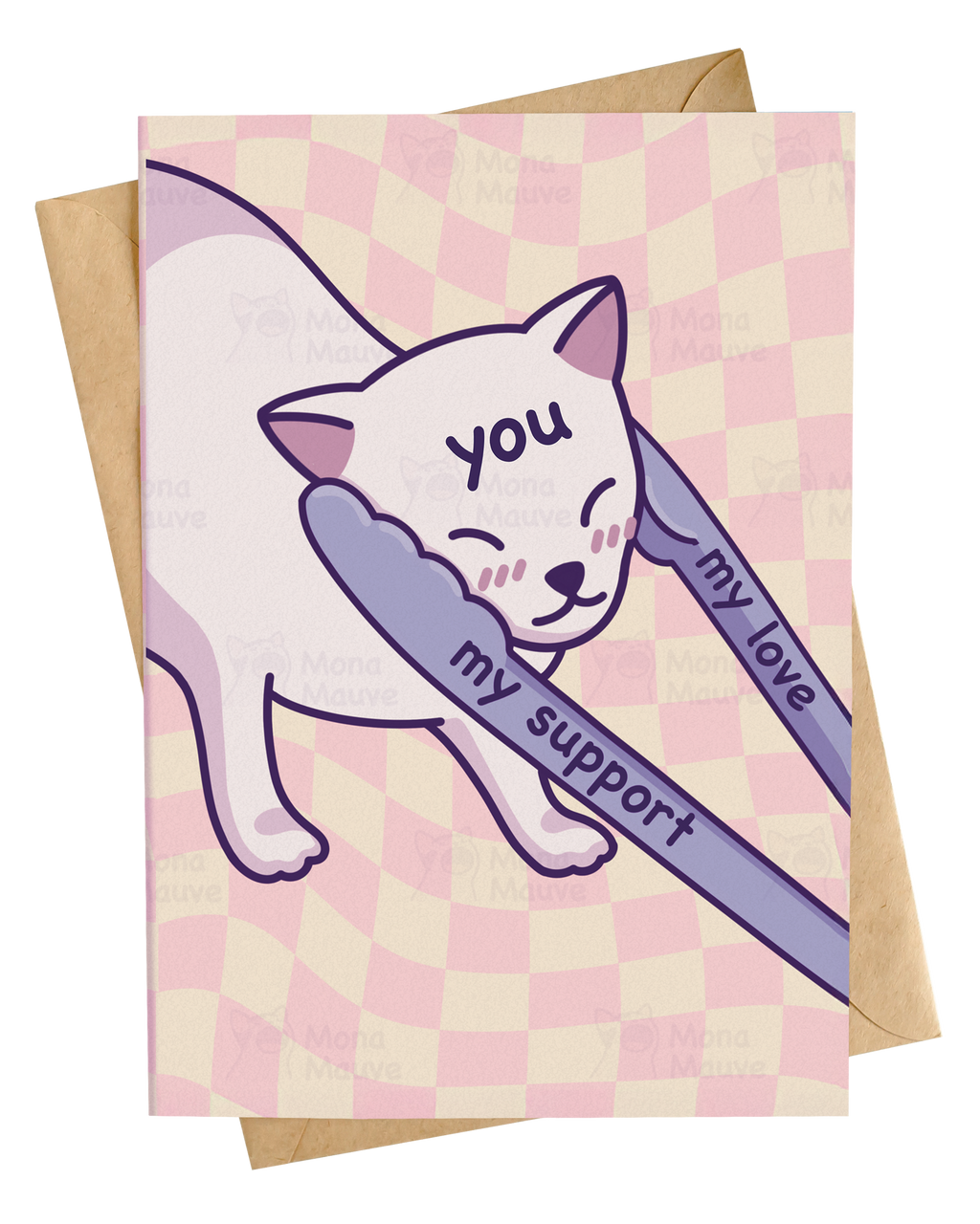 Love & Support Cat Card