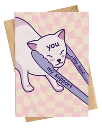 Love & Support Cat Card