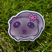 Funny Sad Hamster Meme Waterproof Vinyl Sticker