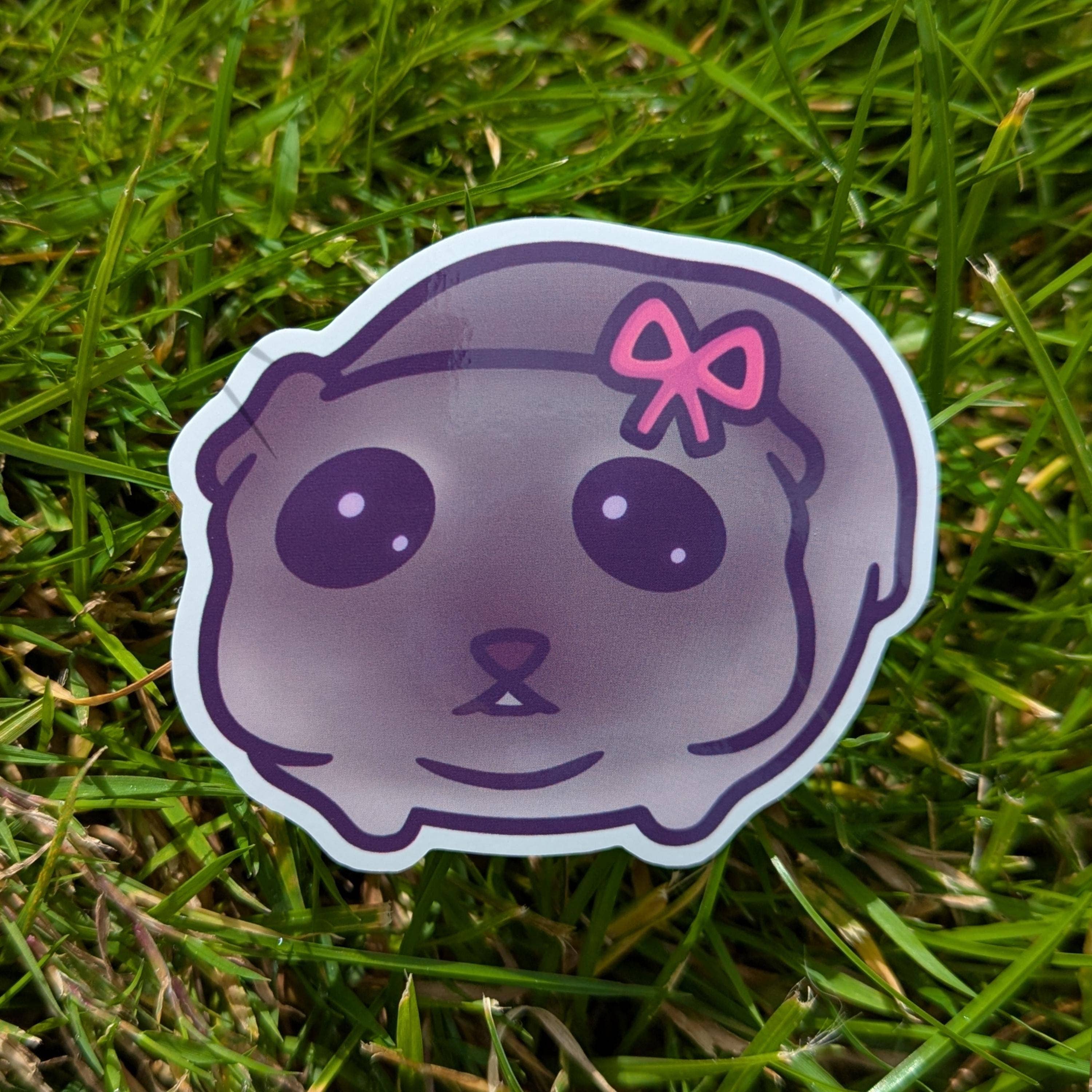 Funny Sad Hamster Meme Waterproof Vinyl Sticker