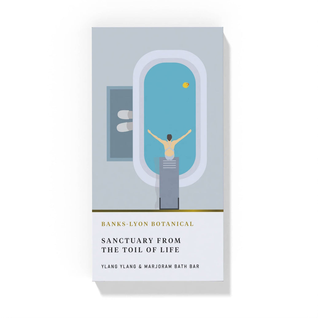 Ylang Ylang & Marjoram Solid Bath Oil Bar: 100g