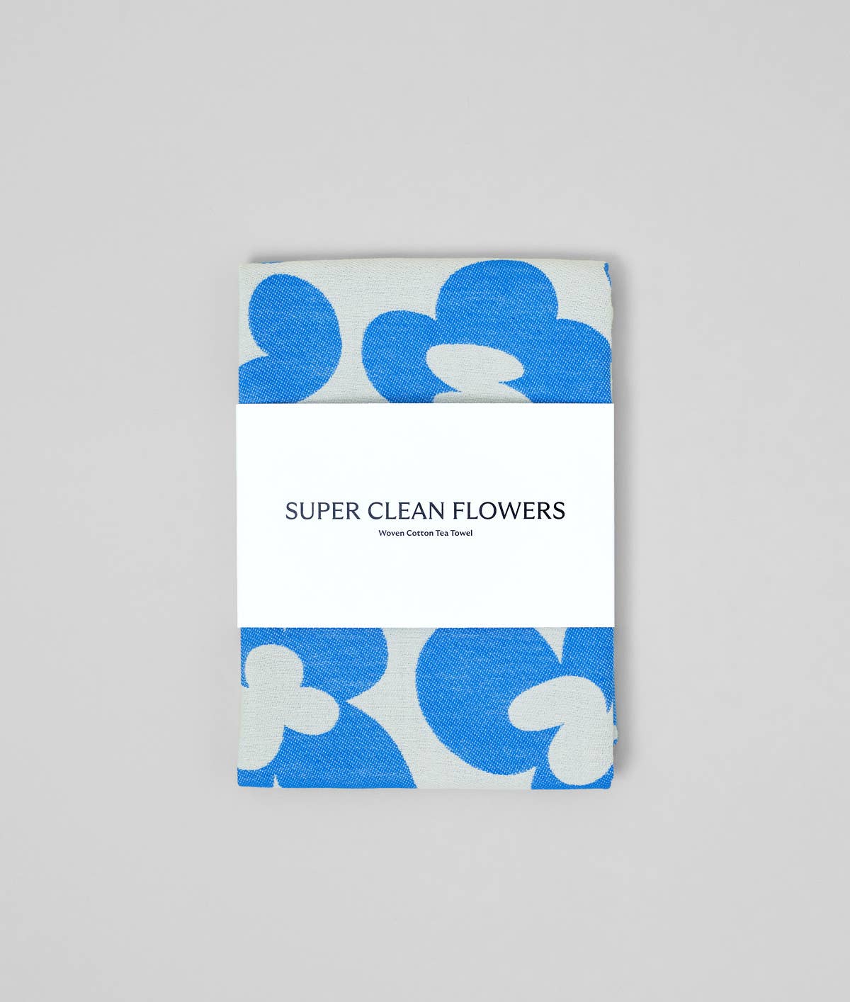 Tea Towel Super Clean Blue