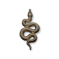 Golden Metal Pin "Snake"