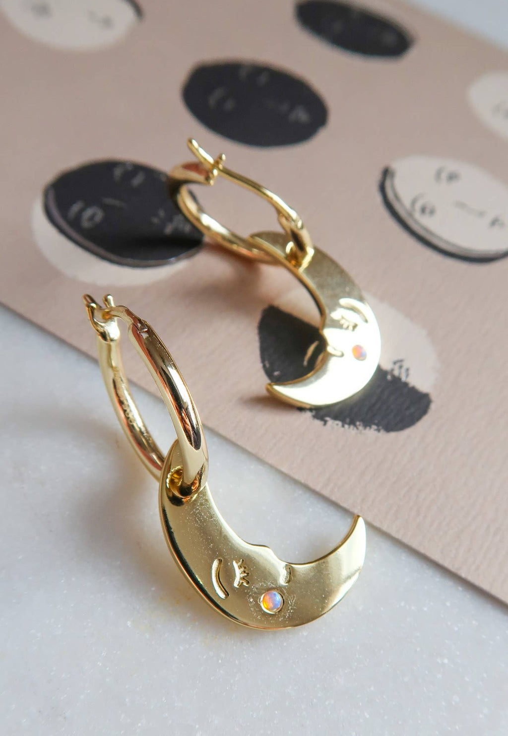 Moon Earrings