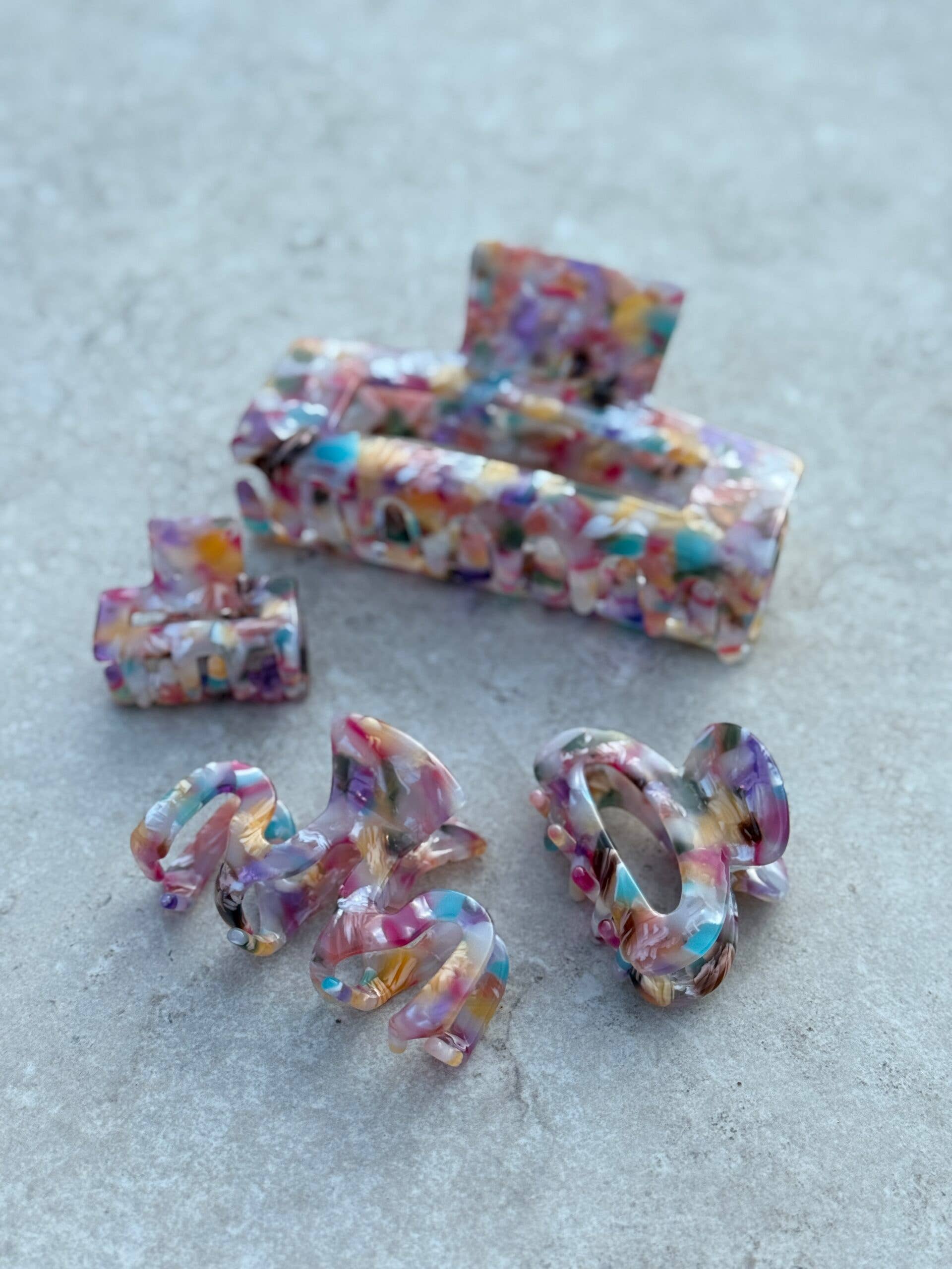 Hair Claw - Colourclaw M "Candy Confetti"