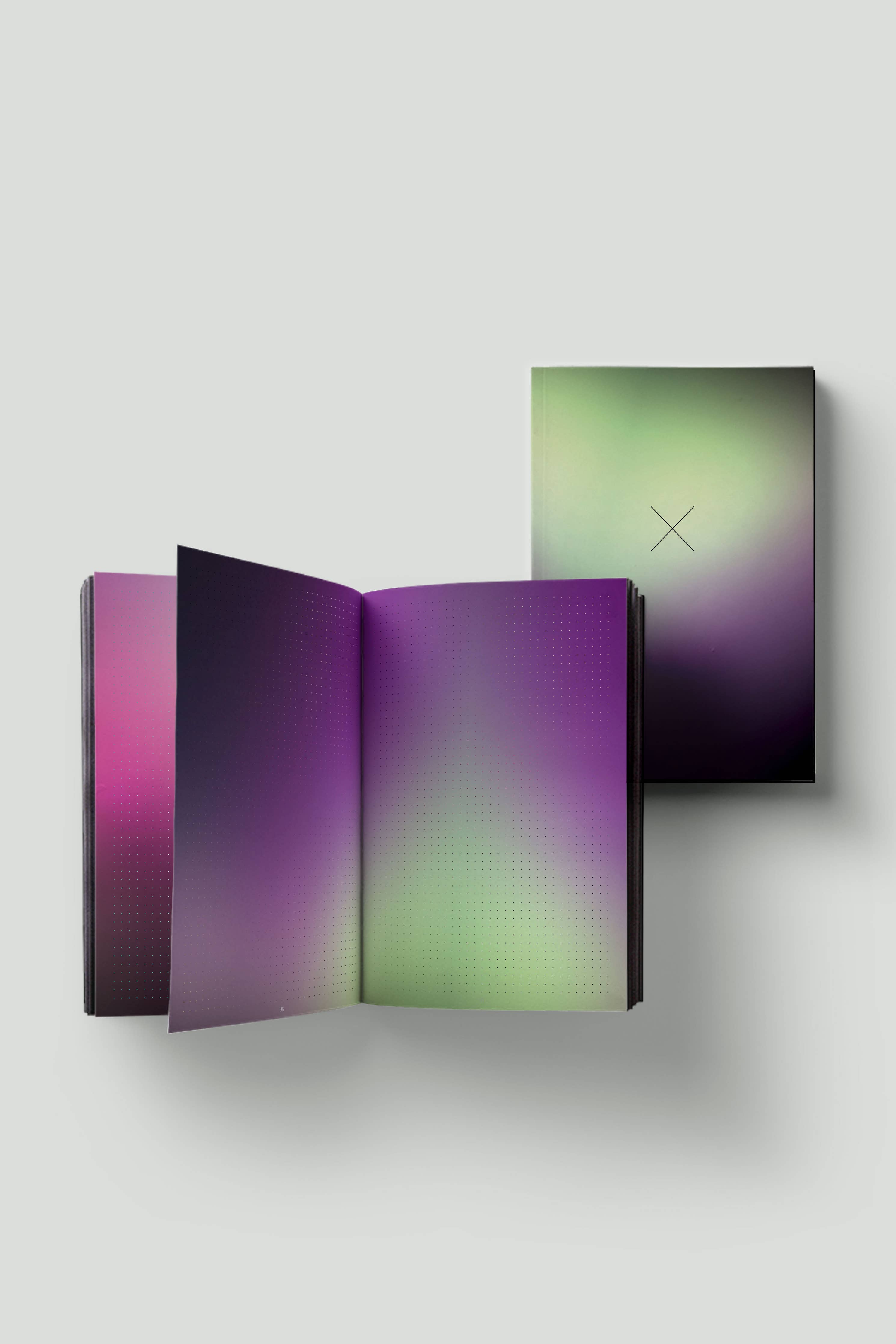 Aura notebook A5 | NORTHERN LIGHTS