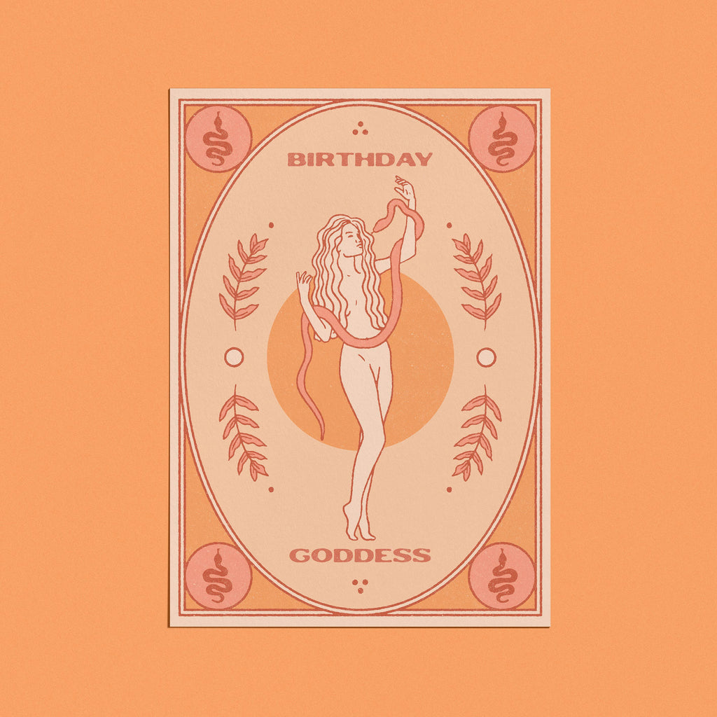 Birthday Goddess Card