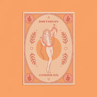 Birthday Goddess Card