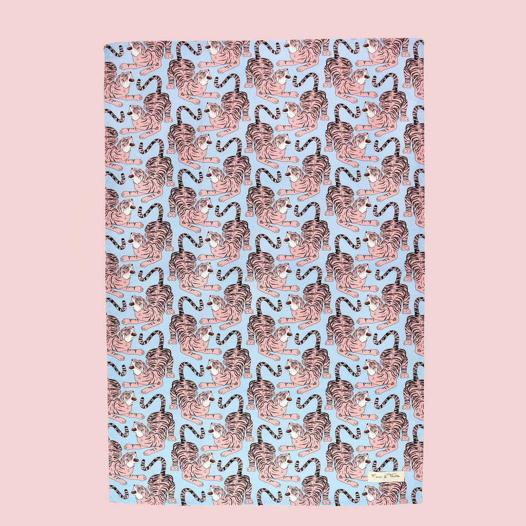 Growling Tiger Tea Towel | 100% Cotton Dish Towel