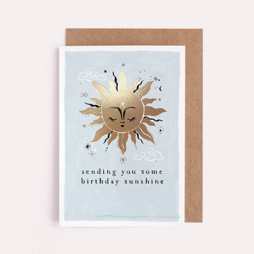 Card Sending Birthday Sunshine