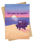 Cute Anniversary Card | Let's Grow Old Together