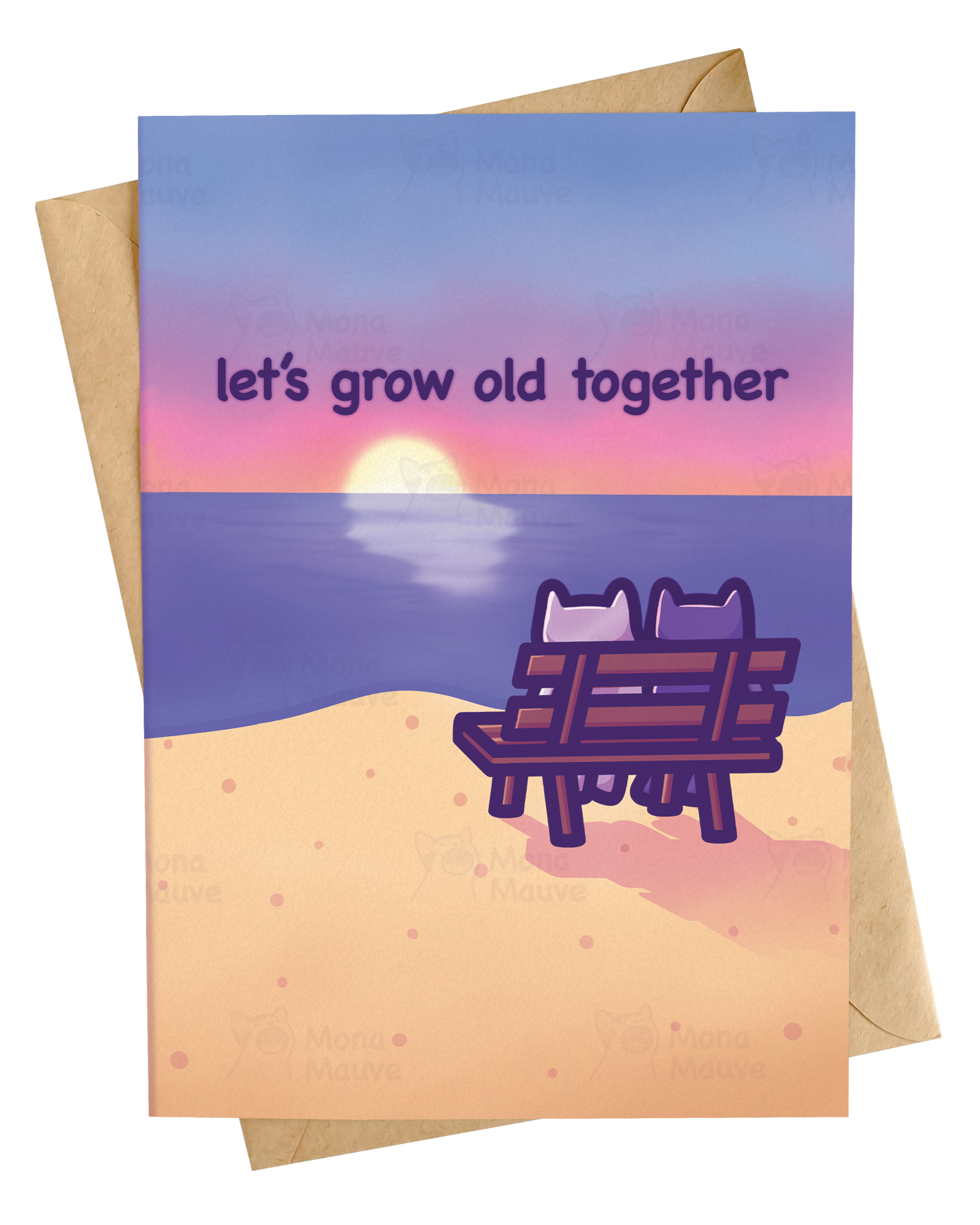 Cute Anniversary Card | Let's Grow Old Together