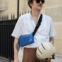 Rainette Bag – Waterproof Crossbody Bag: Klein blue