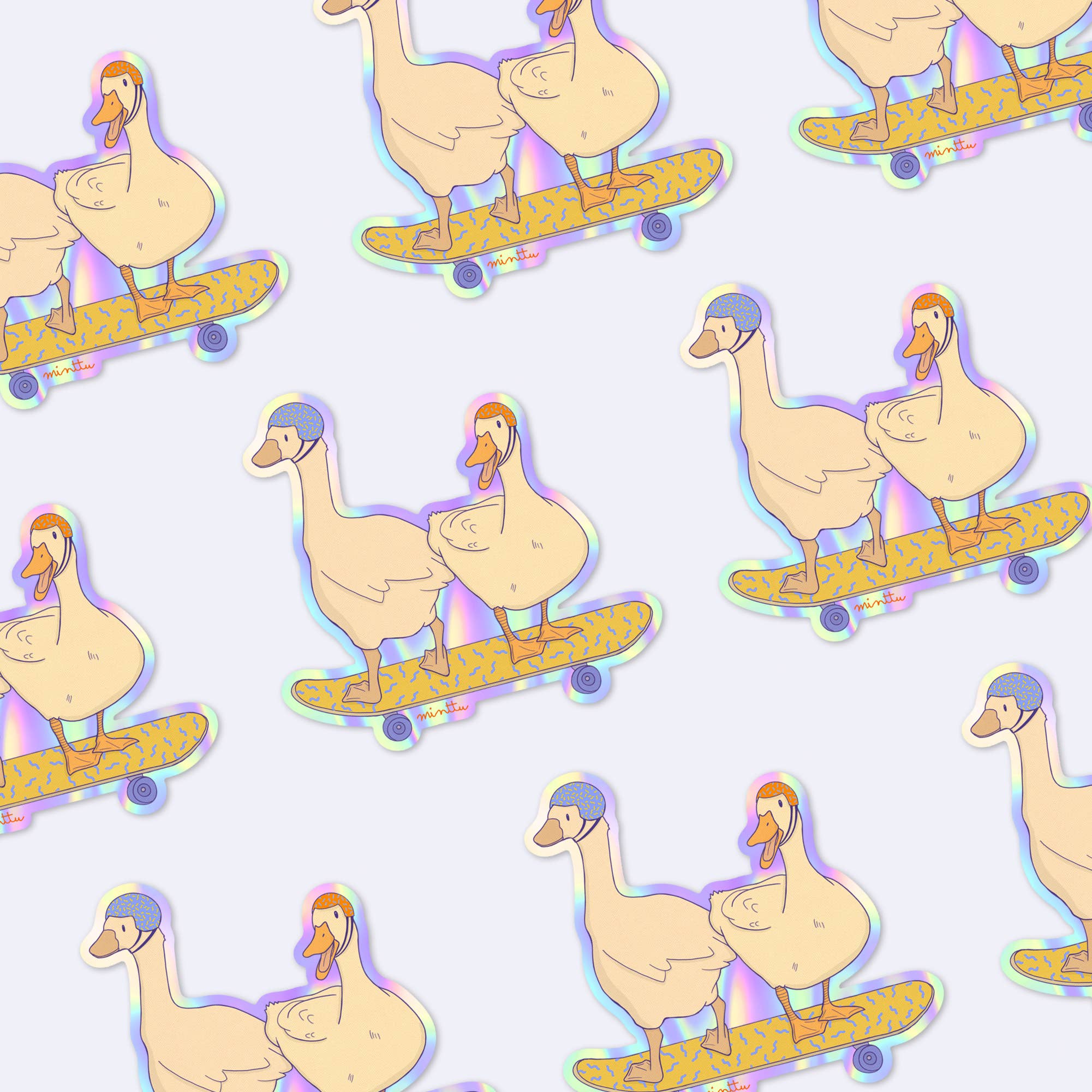Sticker "skating around"