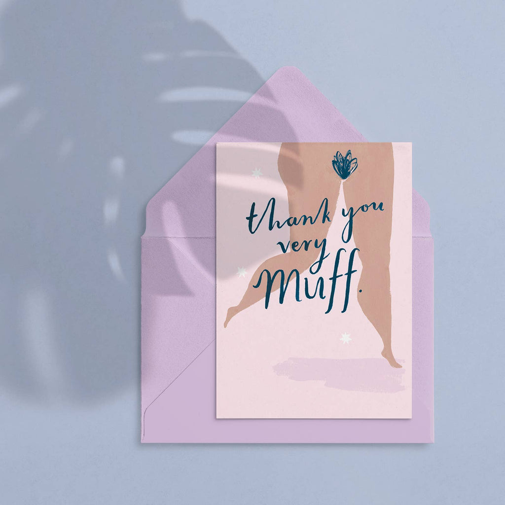 Thank You Very Muff Card