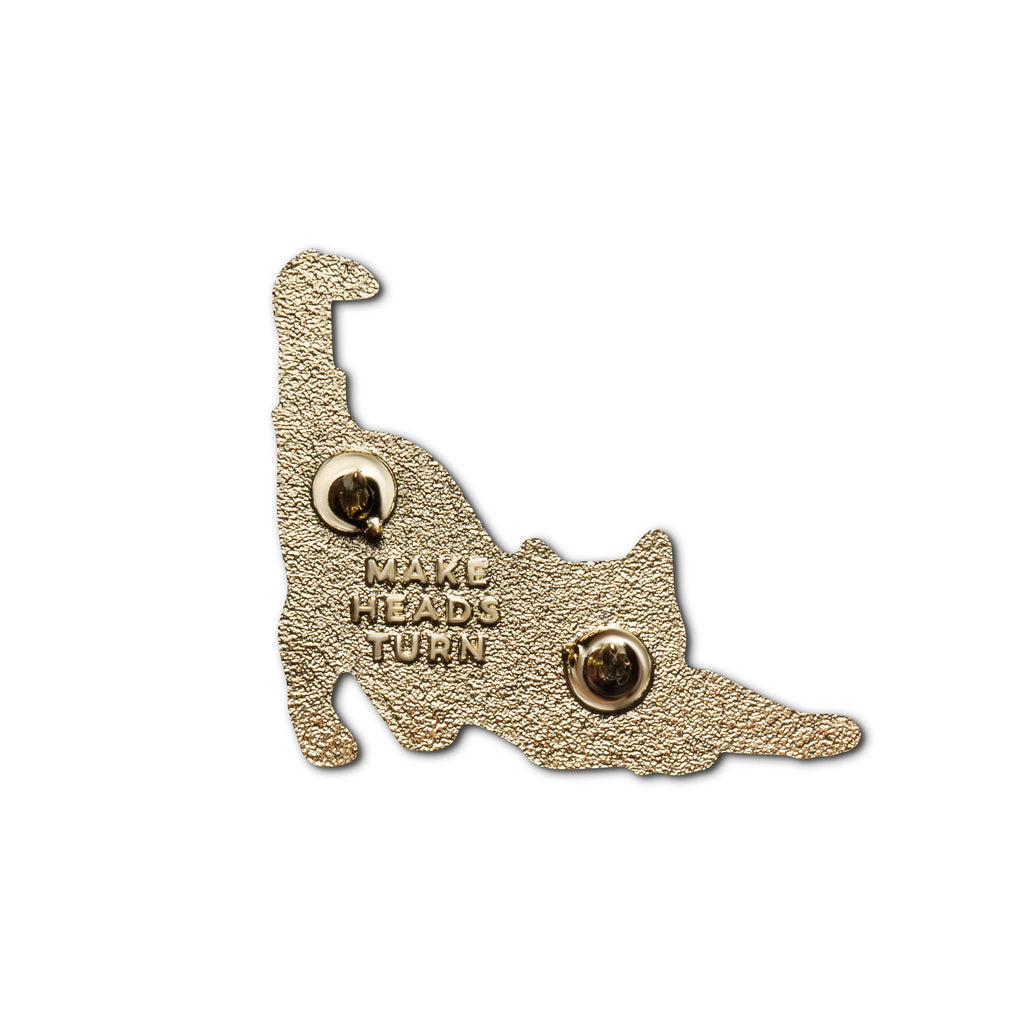 Golden Metal Pin "Snake"