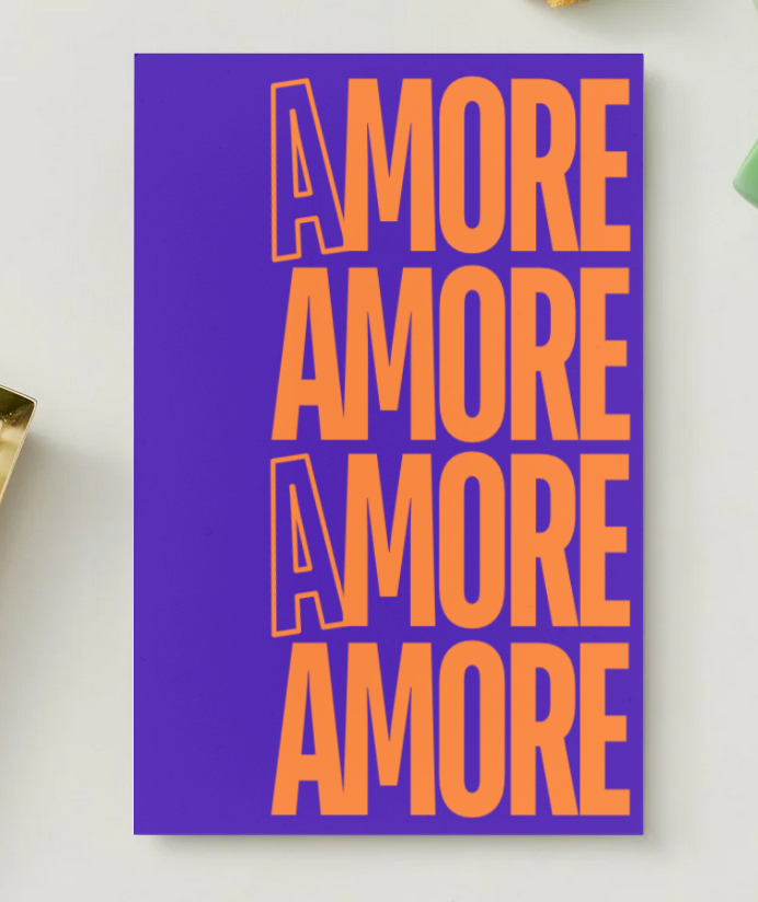 Postcard More Amore