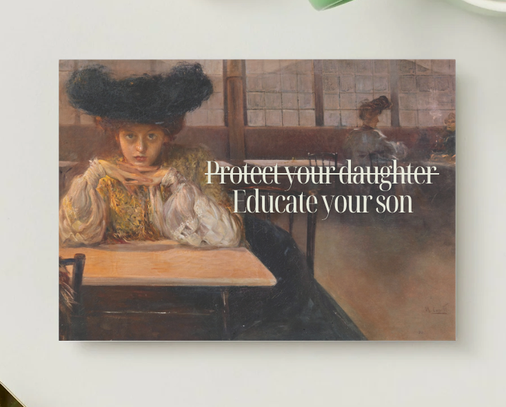 Postkarte Protect Your Daughters