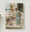 Postkarte soft girls strong beliefs