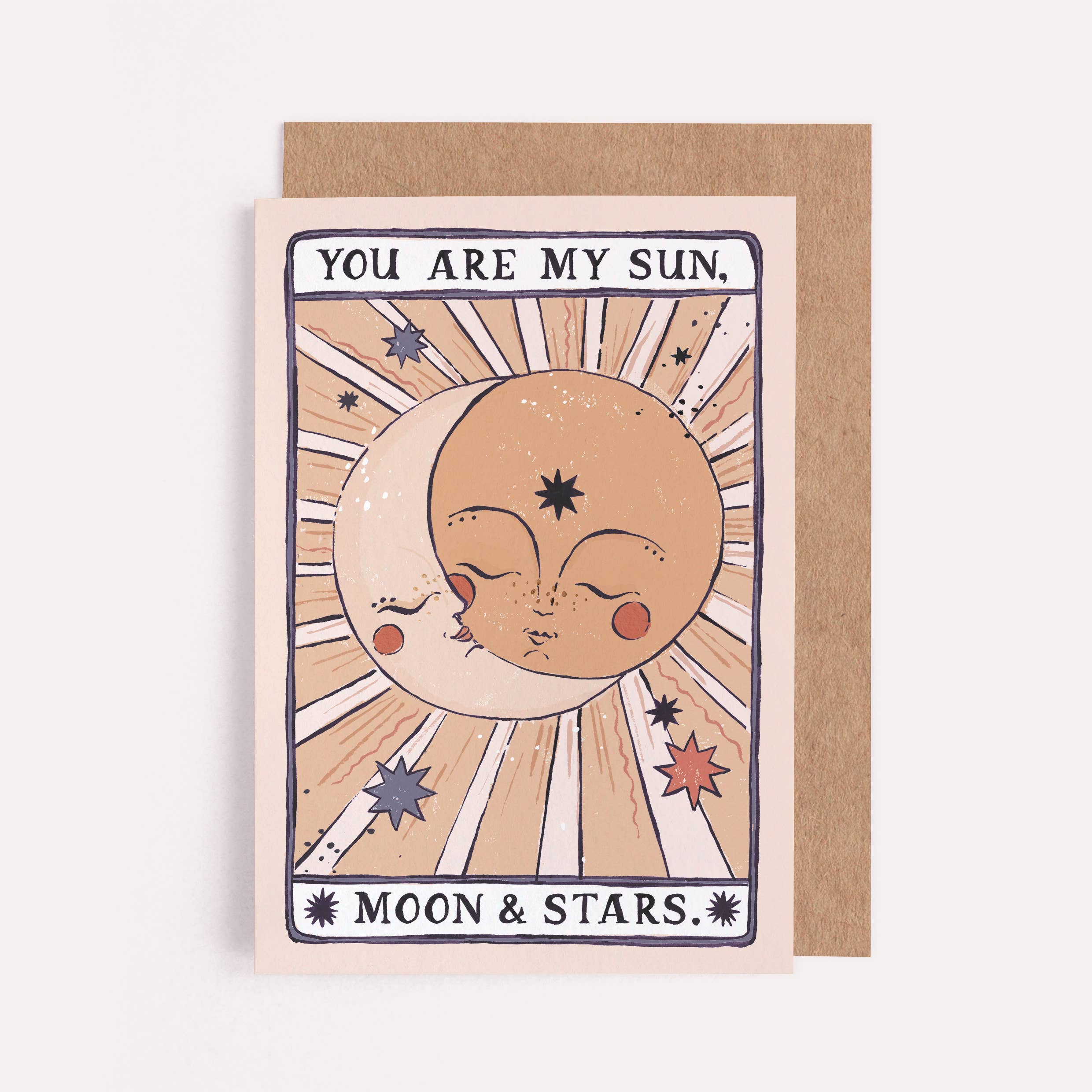 Card Sun, Moon & Stars