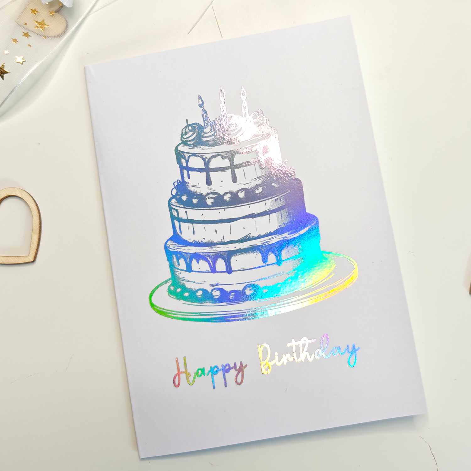 Happy Birthday Cake Card