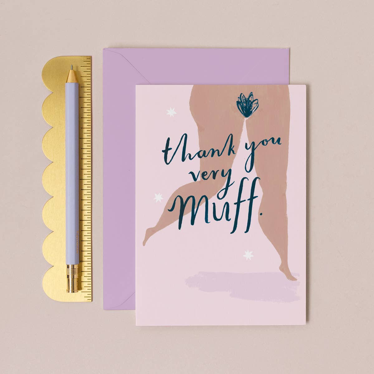Thank You Very Muff Card