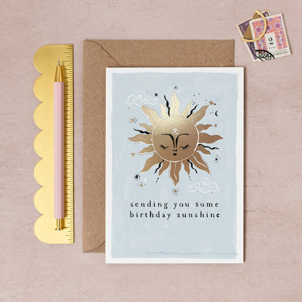 Card Sending Birthday Sunshine