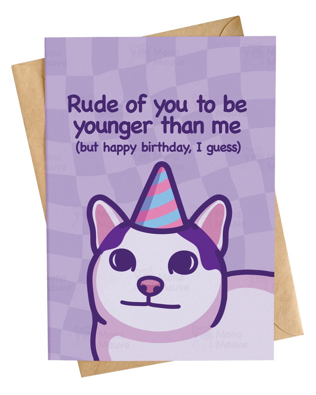 Rude of You to Be Younger | Cat Birthday Card