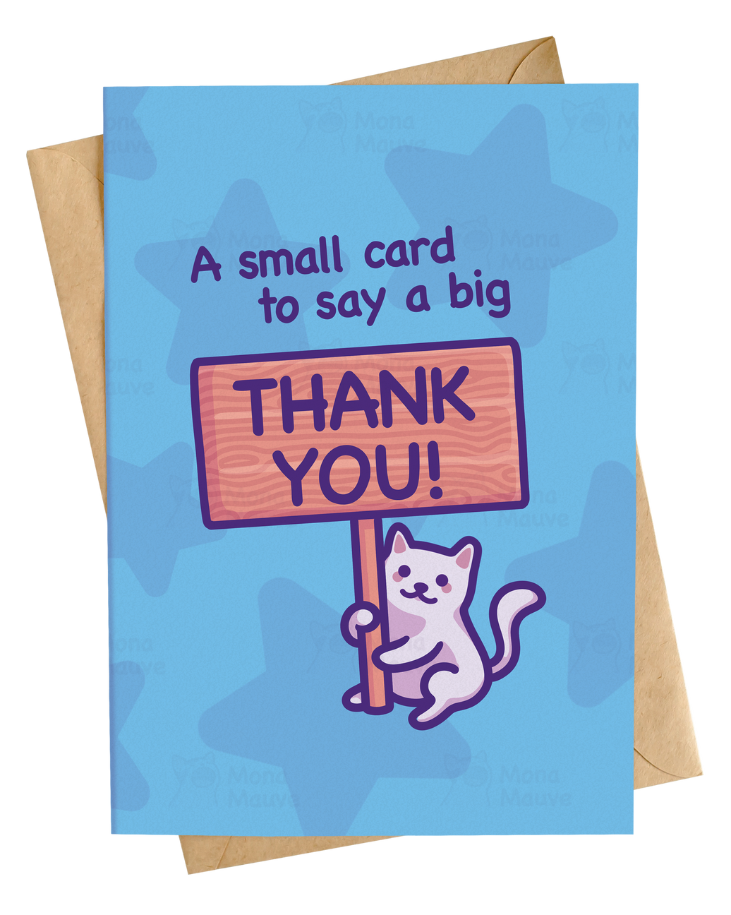A Small Card to Say a Big Thank You | Cute Thank You Card