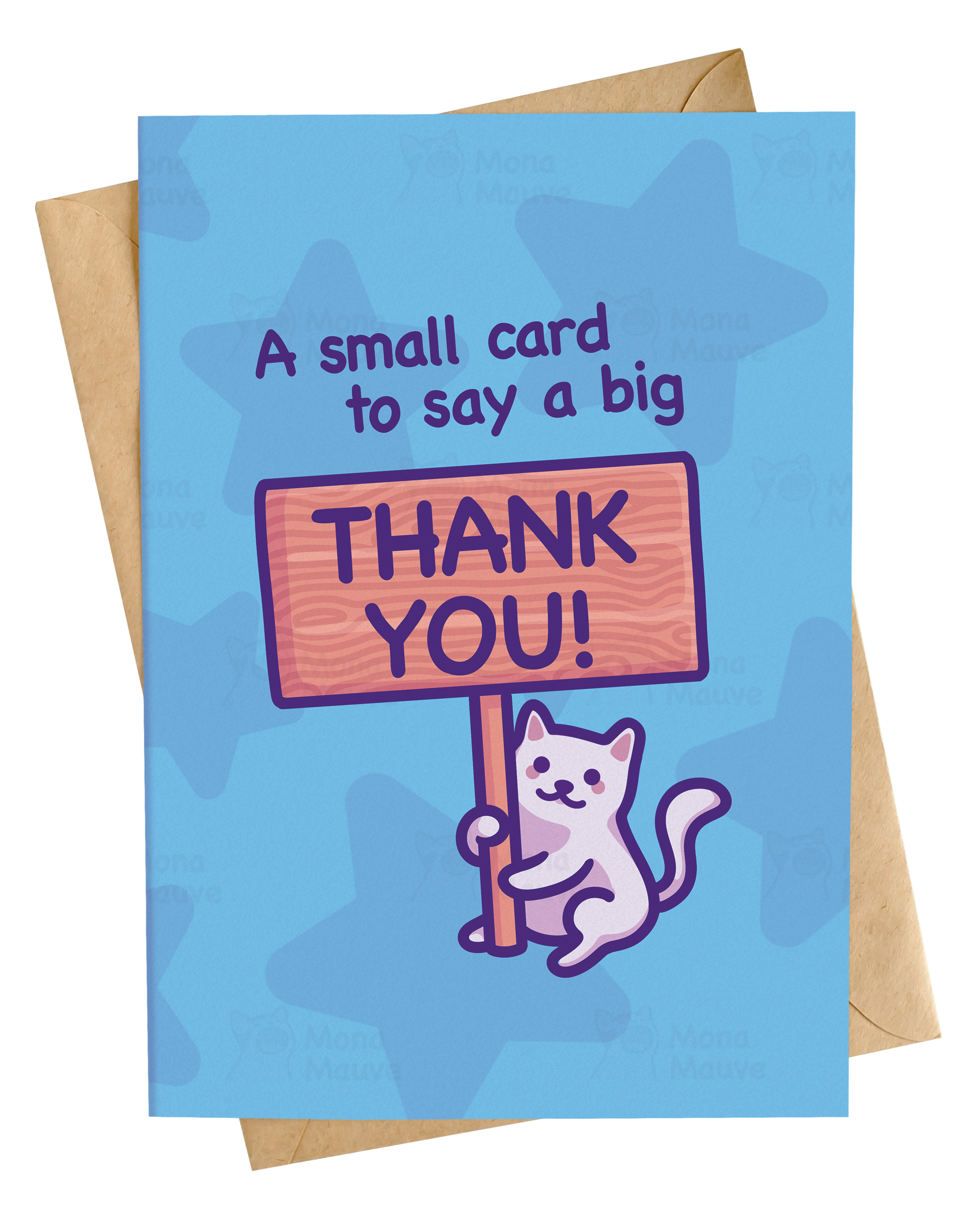 A Small Card to Say a Big Thank You | Cute Thank You Card