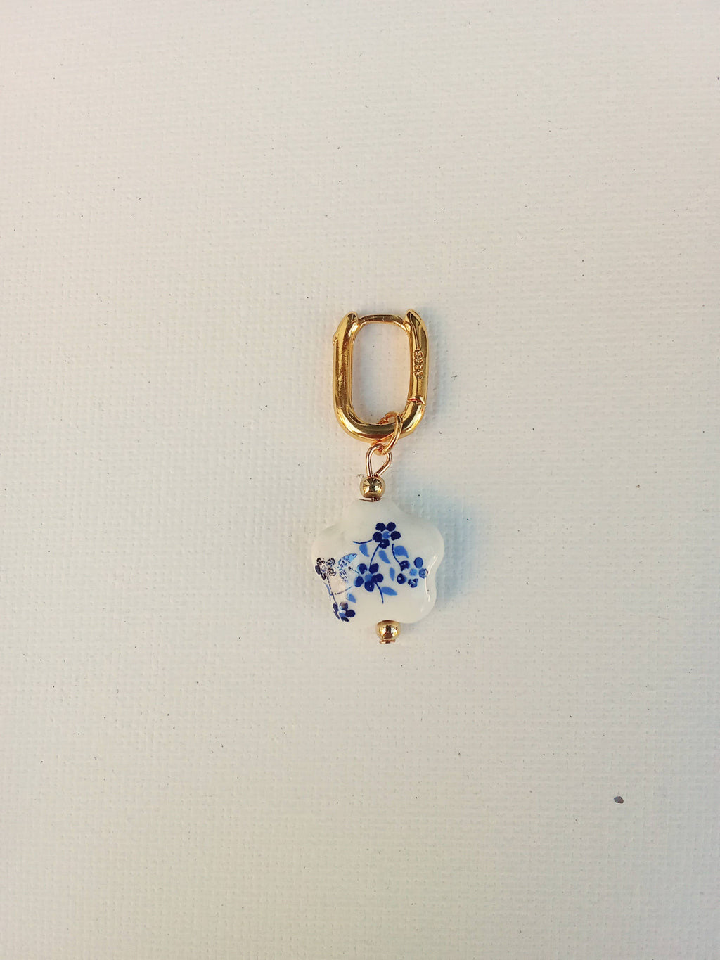 Ceramic Earrings: Flower