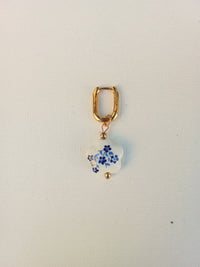 Ceramic Earrings: Flower