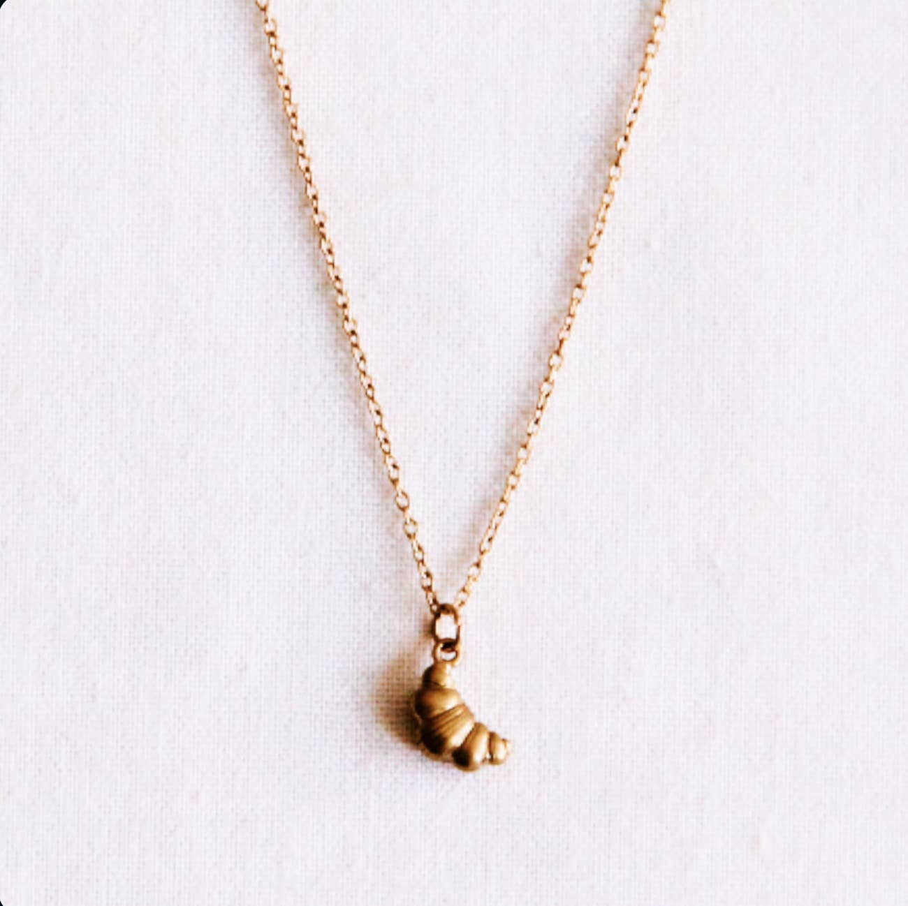 Croissant Necklace