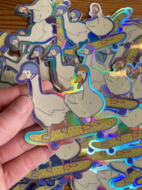 Sticker "skating around"