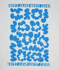 Tea Towel Super Clean Blue