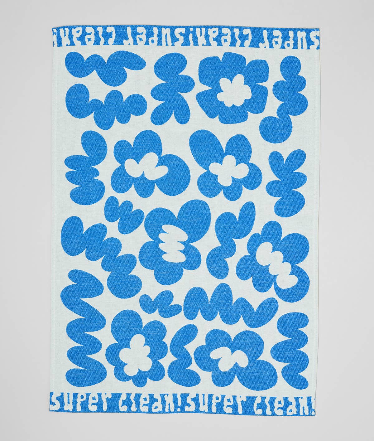 Tea Towel Super Clean Blue