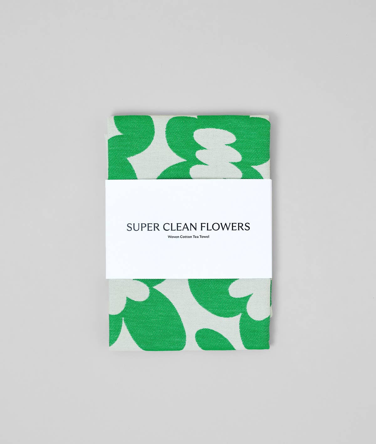 Tea Towel Super Clean Green