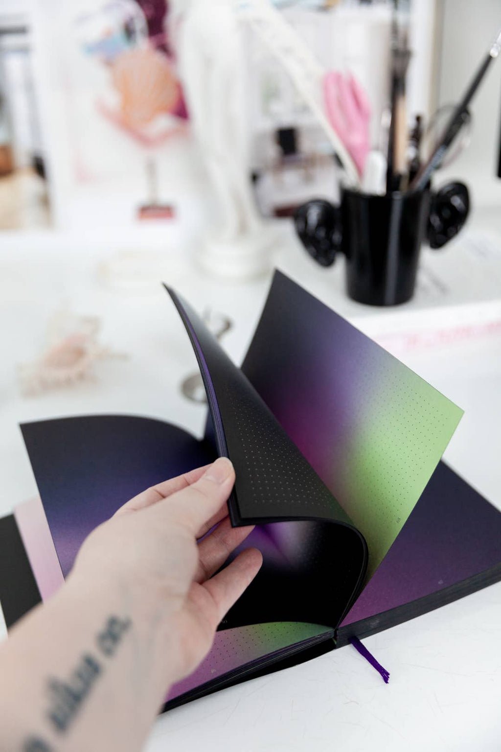 Aura notebook A5 | NORTHERN LIGHTS