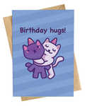 Cat Birthday Card | Birthday Hugs!